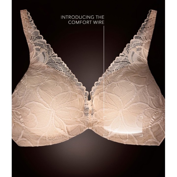 Sujetador Triumph Body Make-Up Illusion Lace WP color piel con aro cómodo y relleno