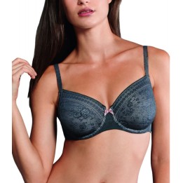 Sujetador ROSA FAIA Fleur 5653 con aros sin relleno Antracita
