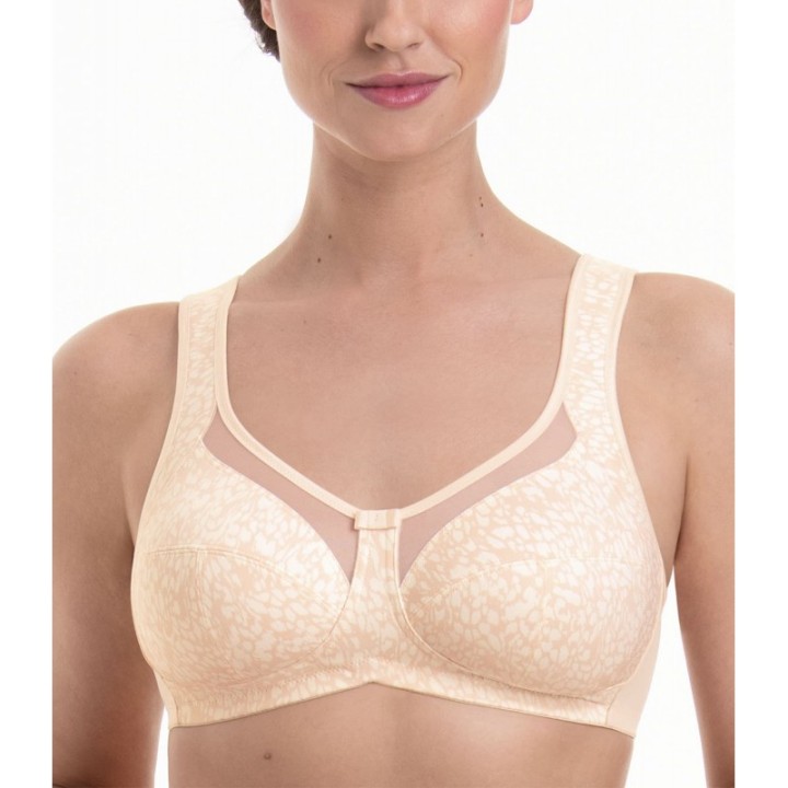 Sujetador confort sin aros Clara Art ANITA 5873 rosa estampado leopardo