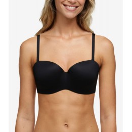Sujetador bandeau preformado Chantelle Norah negro C13F50
