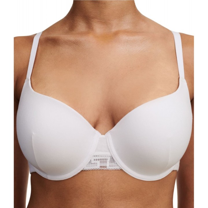 Sujetador Chantelle Mellow Bliss Blanco con aros y copas contorneadas C41PN0