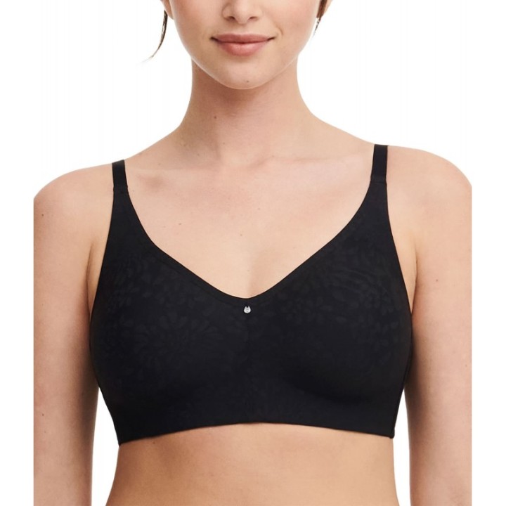 Sujetador sujeción sin aros Chantelle Comfort Chic negro