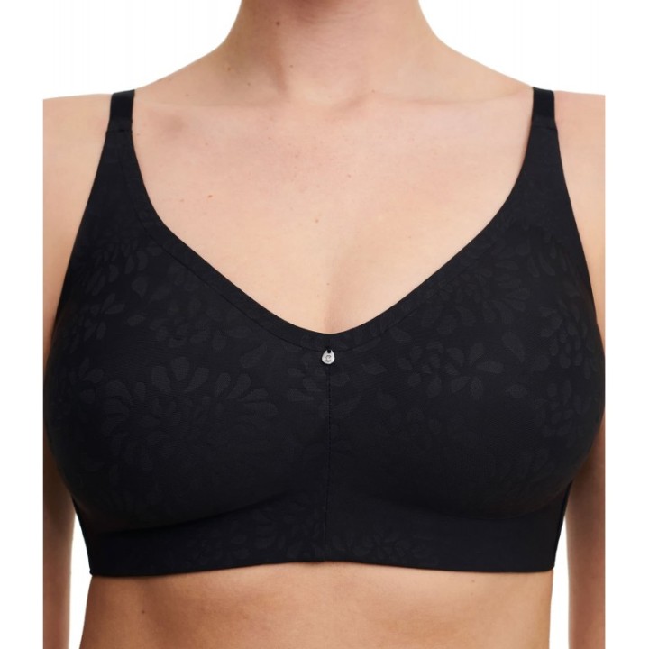 Sujetador sujeción sin aros Chantelle Comfort Chic negro