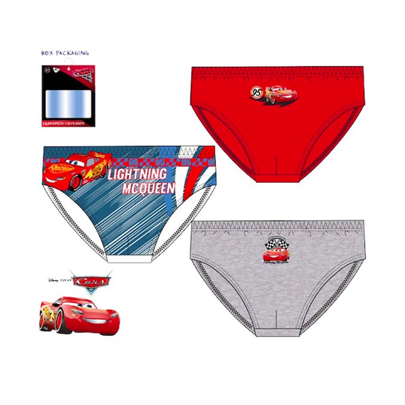 Umeentzako Slip infantilak Disney Cars Rayo McQueenekin