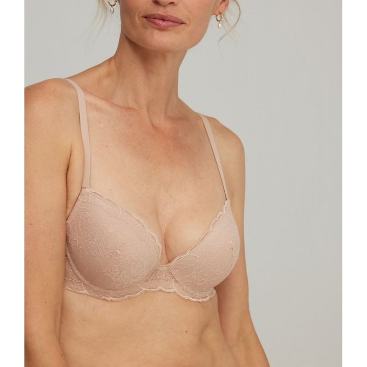 Sujetador Push UP PROMISE W1871 con aro y encaje