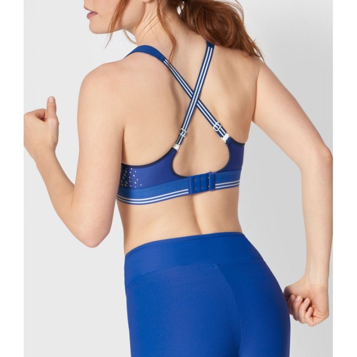 Sujetador Deportivo Triumph Triaction Hybrid Lite P - Azul Eléctrico