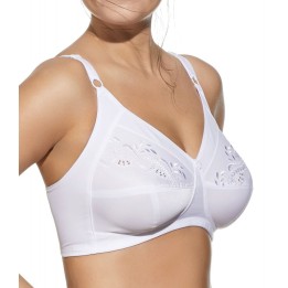 Sujetador Selene Barbara Sin Aros Copa B - Blanco, Negro, Piel