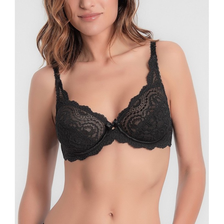 Sujetador Playtex Flower Elegance con Aros y Encaje - Cómodo y Fememino