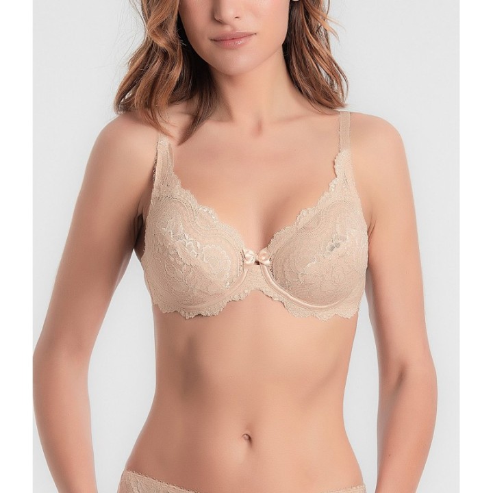 Sujetador Playtex Flower Elegance con Aros y Encaje - Cómodo y Fememino