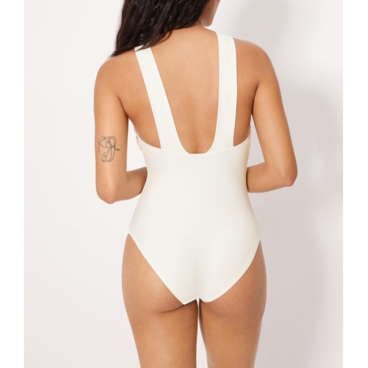 Bañador Reductor YSABEL MORA 83472 B Marfil