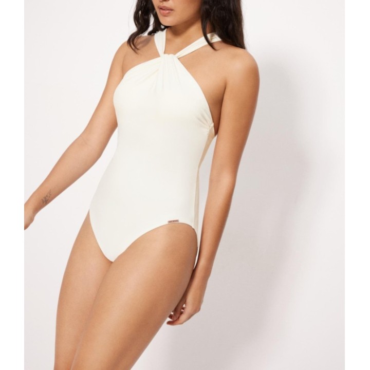 Bañador Reductor YSABEL MORA 83472 B Marfil