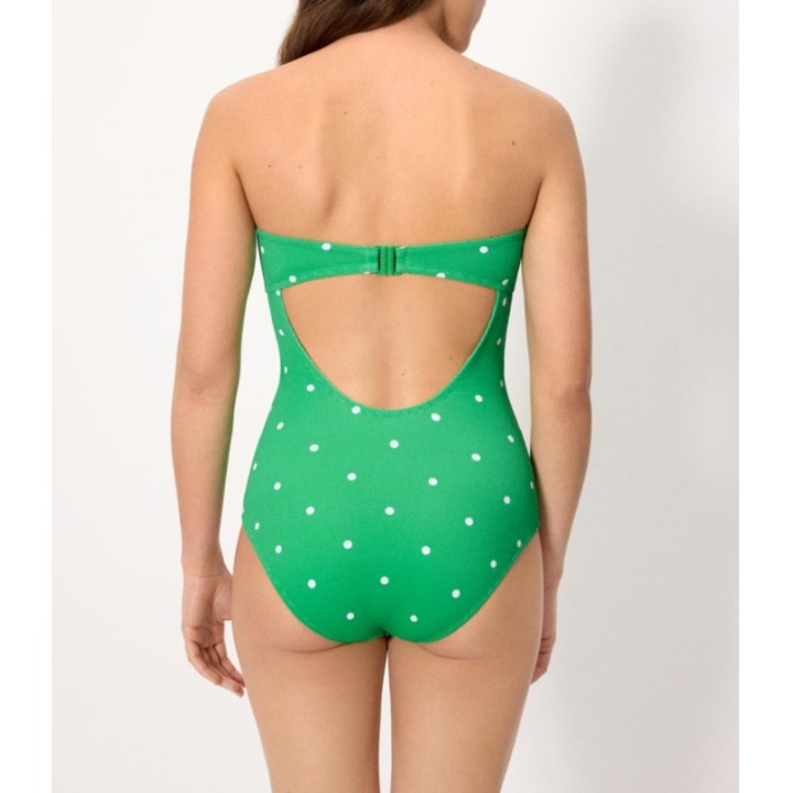 Bañador Bandeau Reductor YSABEL MORA 83444B - Copa B con Aros y Relleno