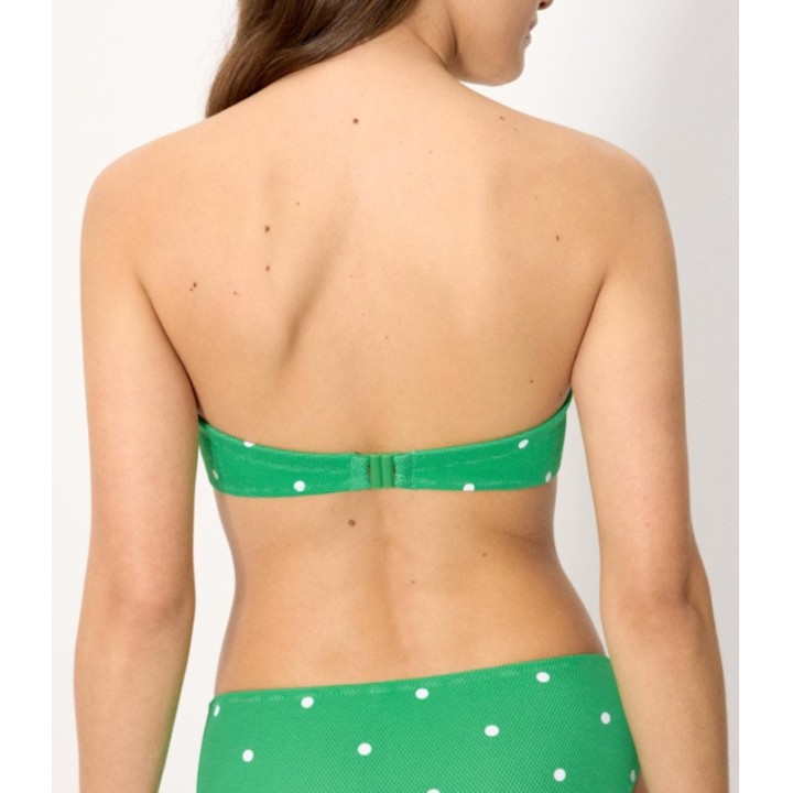 Top Bandeau YSABEL MORA 83413 B/C con Aros y Relleno