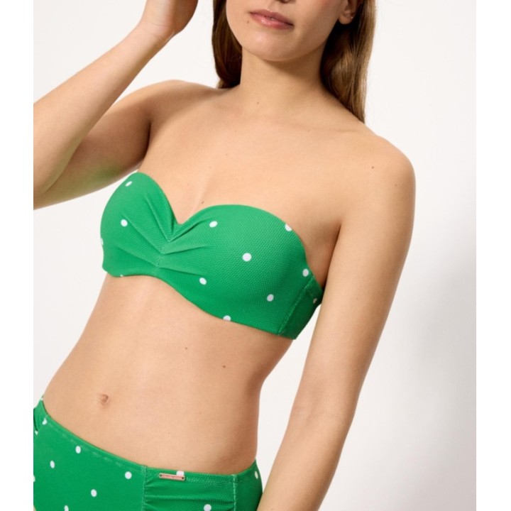 Top Bandeau YSABEL MORA 83413 B/C con Aros y Relleno