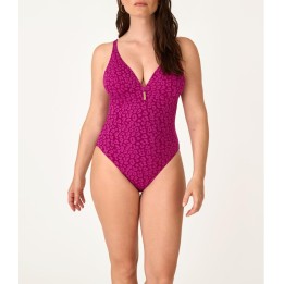 Bañador Reductor PROMISE S10856 Copa C - Tejido Jacquard
