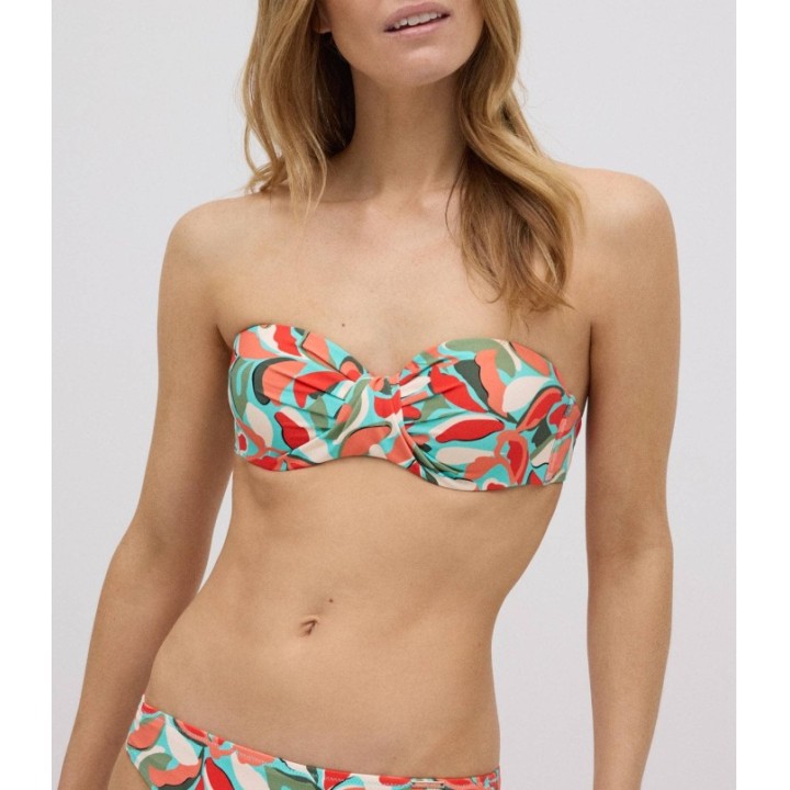 Top Bandeau YSABEL MORA 83105 B - Copa B con Aros y Relleno