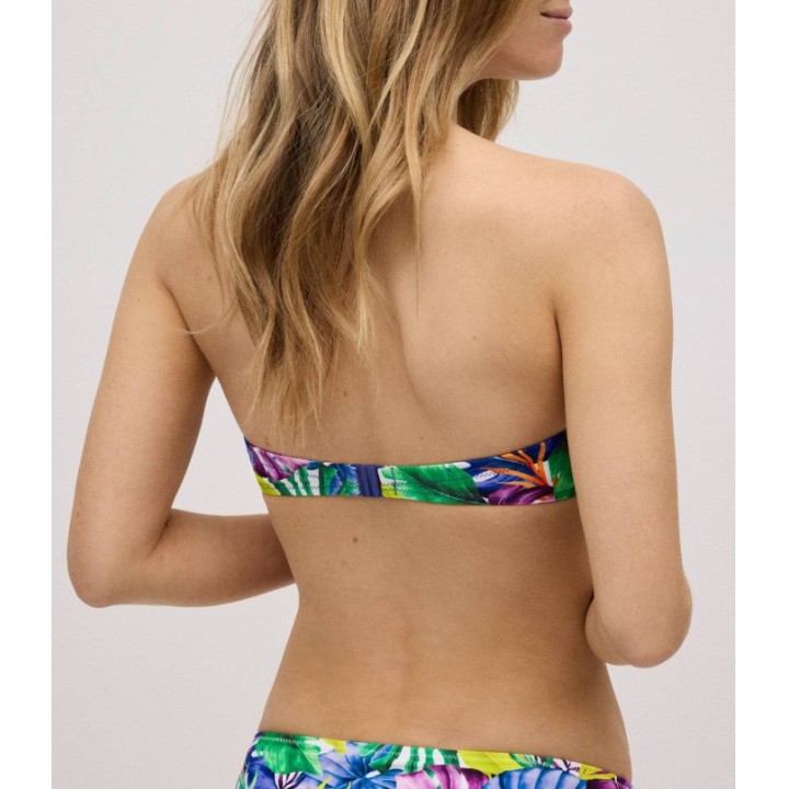 Top Bandeau YSABEL MORA 83013 B con Aros y Relleno