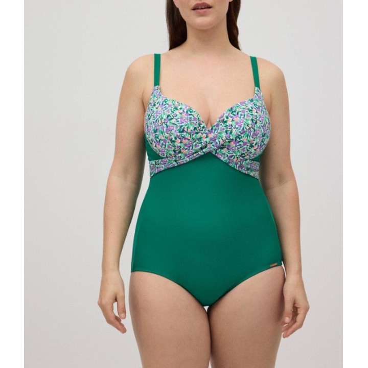 Bañador Reductor YSABEL MORA 83007C con Aros y Relleno