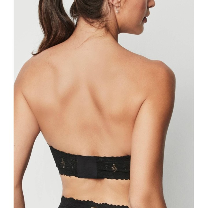 Modrček Bandeau Selmark 10916 s cvetličnim vzorcem