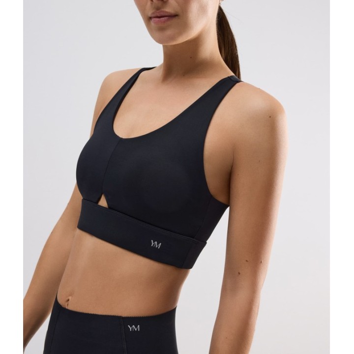 Sujetador Deportivo YSABEL MORA 70906 Negro con Relleno Extraíble