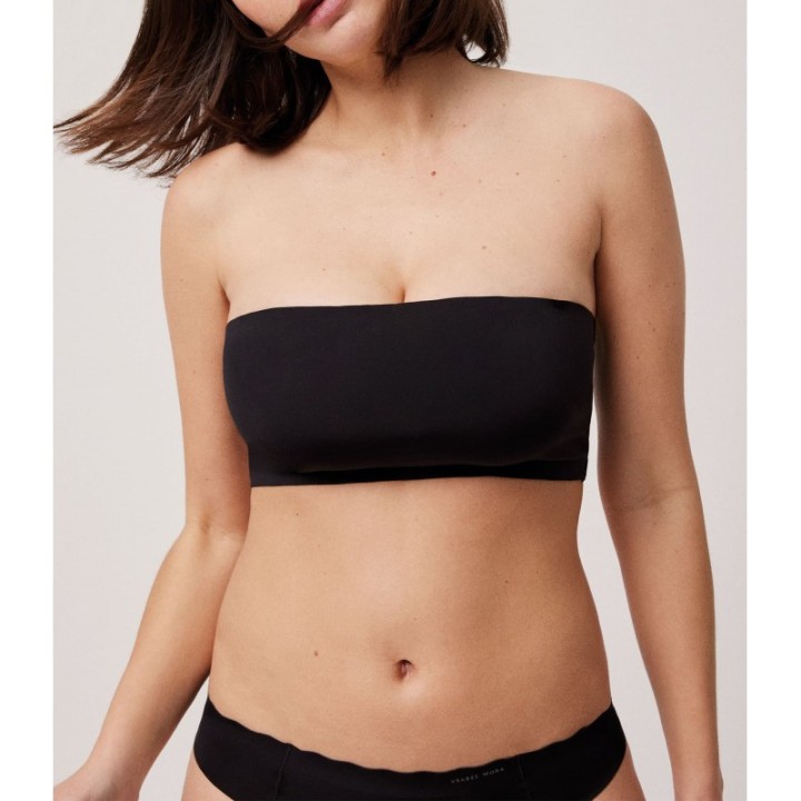 Bandeau Ysabel Mora 10110 - Sujetador sin tirantes con relleno extraíble