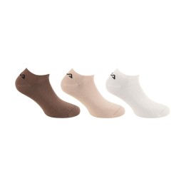 Pack 3 Calcetines Invisibles Fila F9100 - Marrón