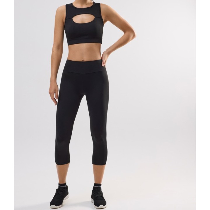 Leggings Deportivo YSABEL MORA 70905 Negro - Efecto Realce