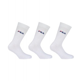 Pack 3 Calcetines Tenis Fila F9630 Blanco