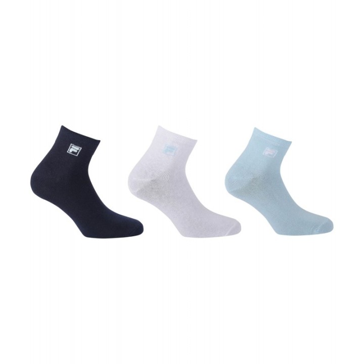 Pack 3 Calcetines Tobilleros F9303 FILA Sky