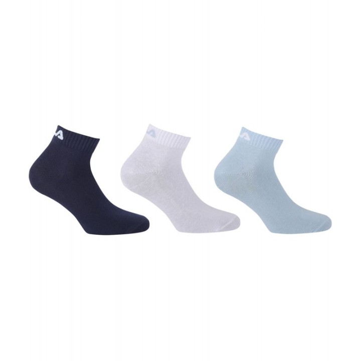 Pack 3 Calcetines Tobilleros F9300 FILA Sky