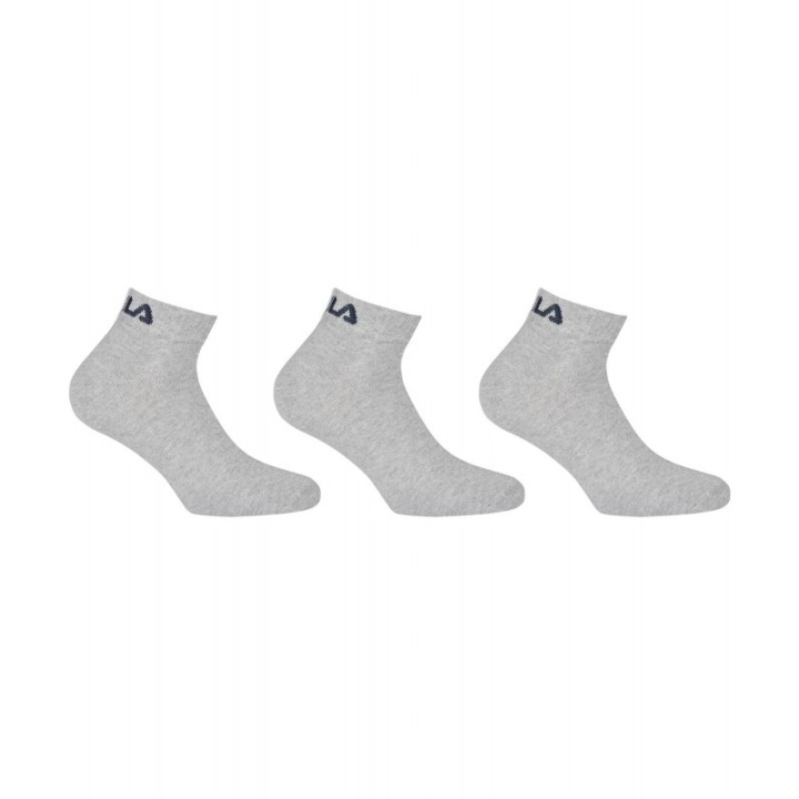 Pack 3 Calcetines Tobilleros F9300 FILA Gris