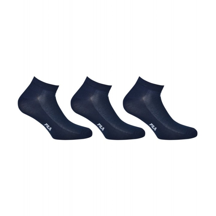 Pack 3 Calcetines Invisibles Fila F1735 - Marino