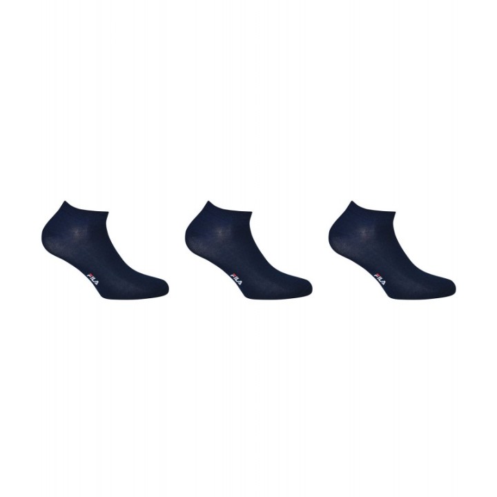 Pack 3 Calcetines Invisibles Fila F1709 - Marino