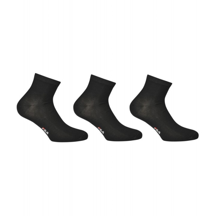 Pack 3 Calcetines Tobilleros Fila F1609 Blanco
