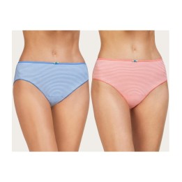 Pack 2 Bragas Midi AVET 32081 Azul/Salmón