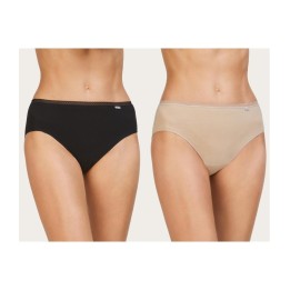 Pack 2 Bragas Midi AVET 32089 Negro/Piel