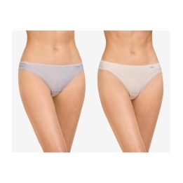 Pack 2 Braga Bikini AVET 33075 LILA/BEIGE