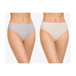 Pack 2 Bragas Midi AVET 32075 Lila/Beige