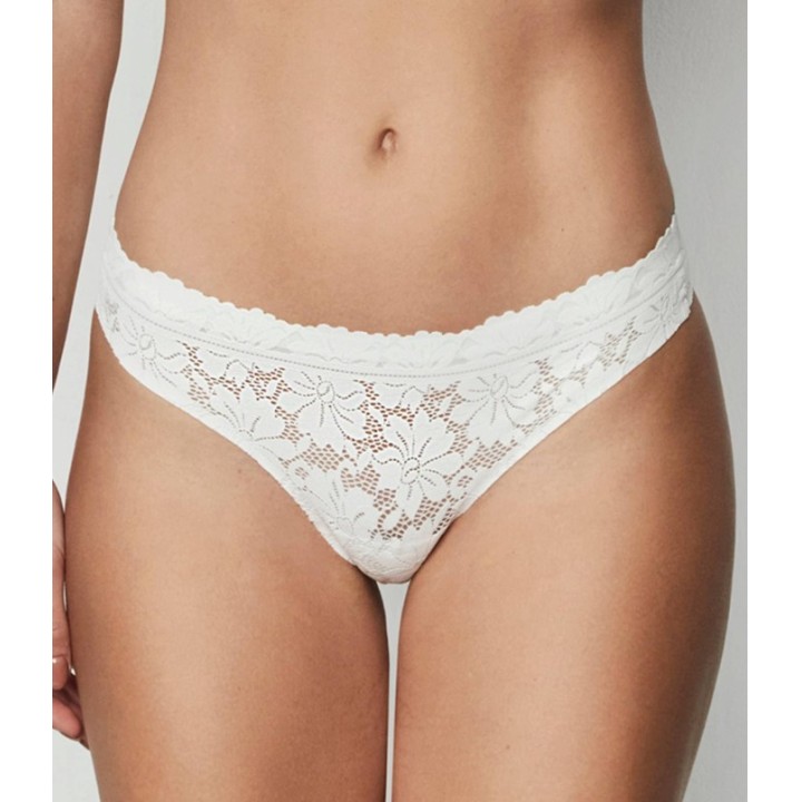 Tanga Selmark 10901 - Sin Costuras con Encaje Floral