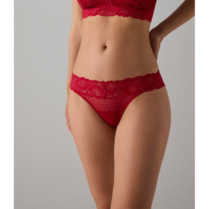 Tanga YSABEL MORA 10706 Rojo Christmas