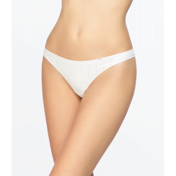 Tanga AVET 34195 de Algodón Suave con Canalé Ancho