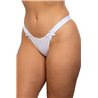 Thong with ruched sides and Hannah ties