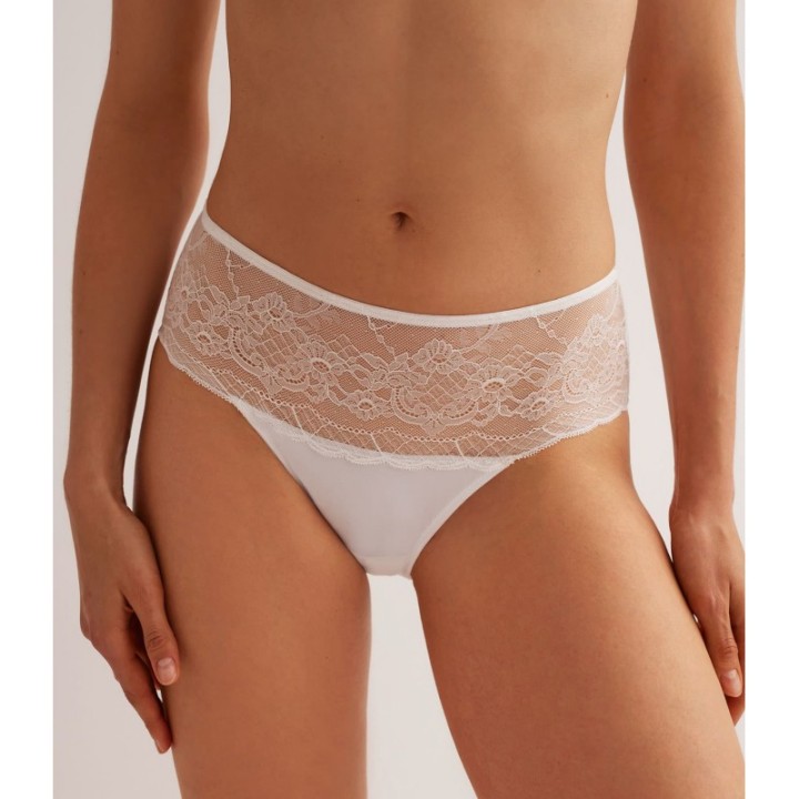 Braguita Midi PROMISE W1892 de Microfibra y Encaje