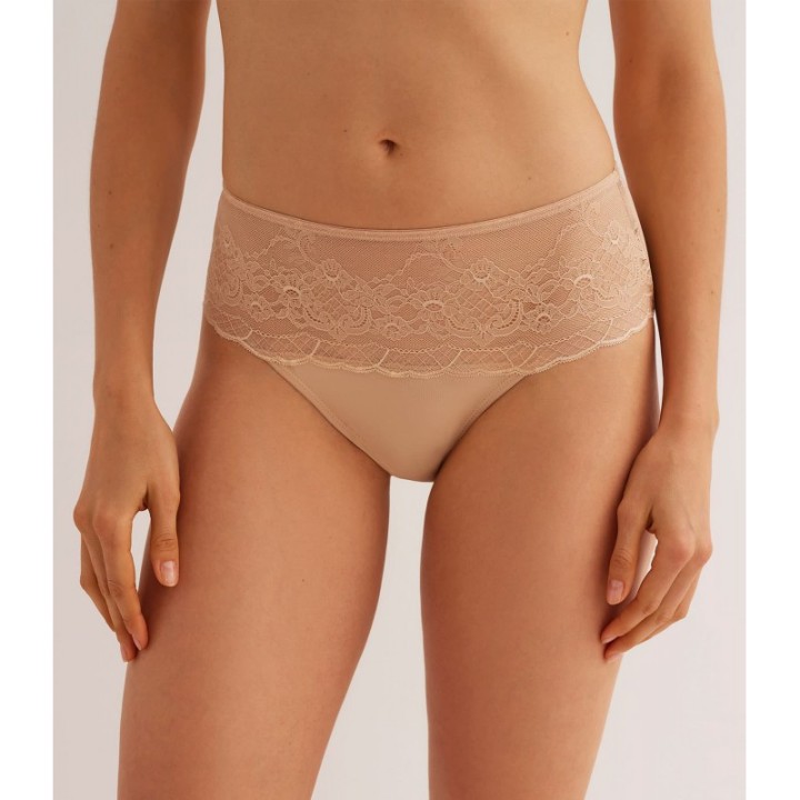 Braguita Midi PROMISE W1892 de Microfibra y Encaje