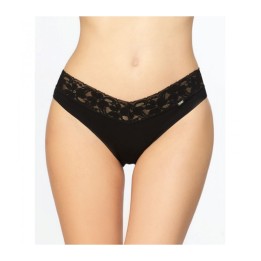 Braga bikini AVET 33700 de algodón y encaje ancho