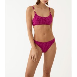 Bikini PROMISE S10820 - Top sin aros y braga brasileña en jacquard
