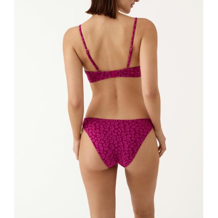 Bikini PROMISE S10820 - Top sin aros y braga brasileña en jacquard