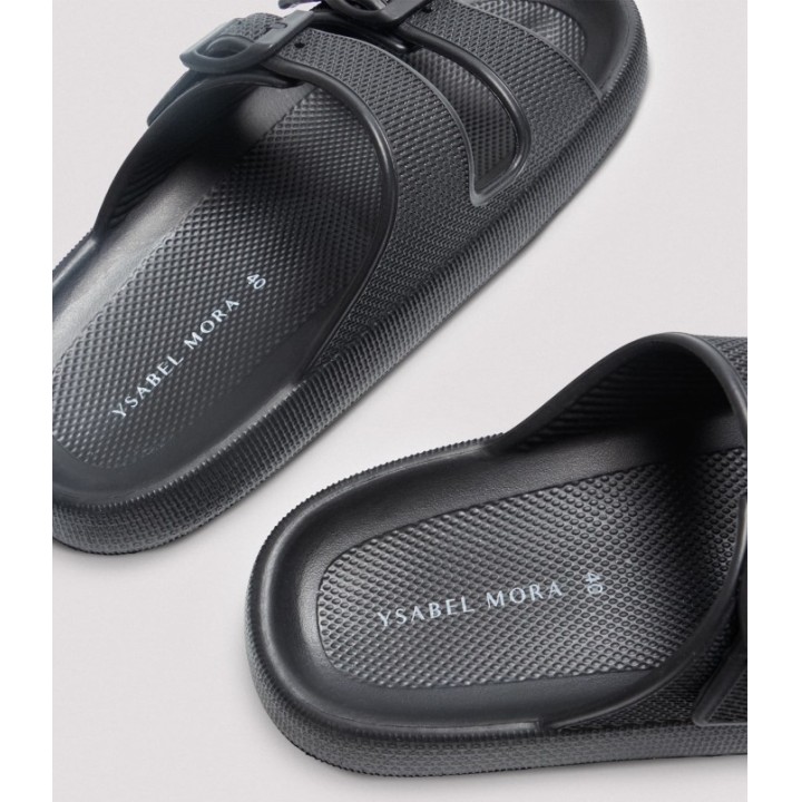 Chanclas YSABEL MORA 86196 Negro - Ligeras y Ajustables