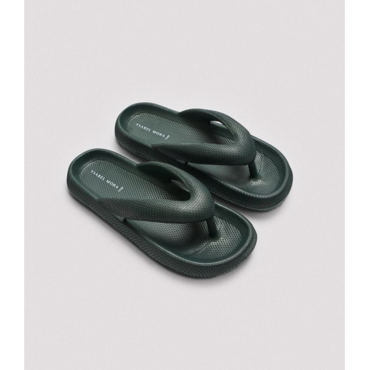 Chanclas YSABEL MORA 86195 Verde - Comodidad Ligera
