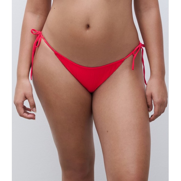 Braga Baño Chantelle C12VA5 Rojo - Bikini Anudada